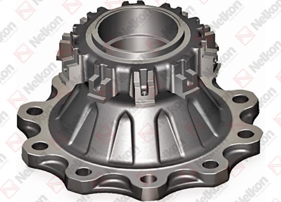 Wheel hub, without bearings / 205 043 004 / 1691621,  1699327,  1818004