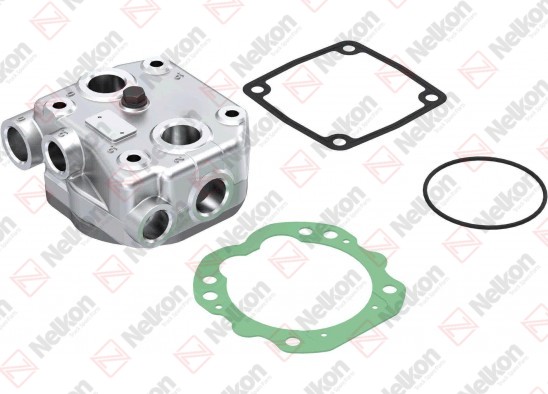 Cylinder head, compressor, complete / 635 059 008 / 0001302419,  0001302519,  0001302619,  ZB4187,  ZB4224,  ZB4229