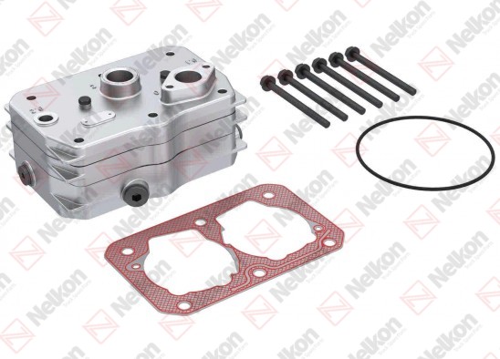 Cylinder head, compressor, complete / 635 059 044 / 1331137,  1335748,  1458906,  9115048012,  9115048032