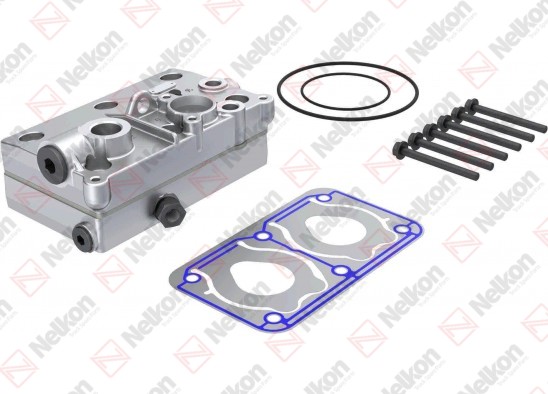 Cylinder head, compressor, complete / 635 059 062 / 20775236,  4127049342,  4124049352