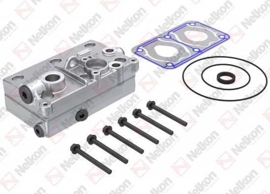 Cylinder head, compressor, complete / 635 059 063 / 20569930,  20775147,  20845004,  4127049332