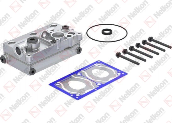 Cylinder head, compressor, complete / 635 059 118 / 20889546,  20774299,  21418150,  21707608,  4127049402,  9125129262,  9125129252,  9125129242 