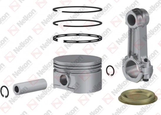 Connecting Rod & Piston / 635 070 007 / 4127049422