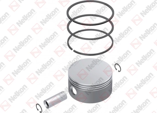 Piston & Ring Ø100.00 mm / 635 076 041