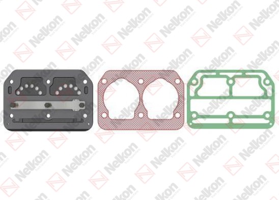 Kit de réparation, Valve Plate / 635 062 053 / 1283817,  SEB01000004
