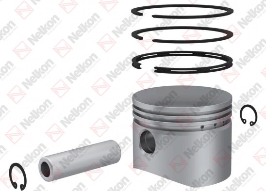 Kit de segments de piston Ø81.00 mm / 635 076 111
