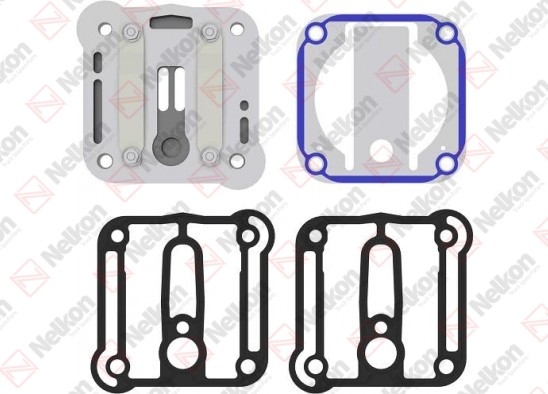 Kit di riparazione, Piastra valvole / 635 062 077 / 51541246003