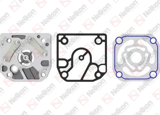 Kit di riparazione, Piastra valvole / 635 062 082